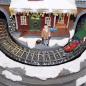 Preview: Spieluhr Winterszene mit Weihnachtsstadt