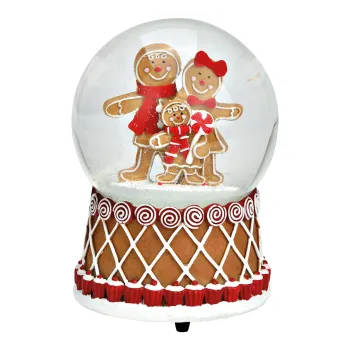 Schneekugel Lebkuchenfigur