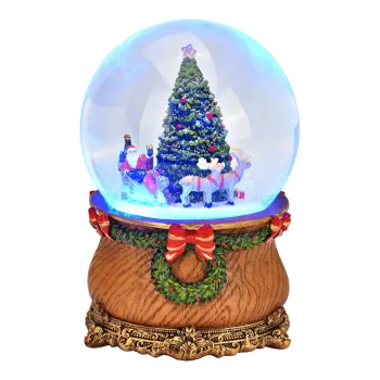 Schneekugel Tannenbaum