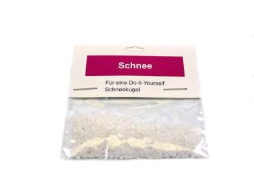 Schnee für Schneekugel