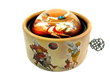 Briefbeschwerer mit Linse