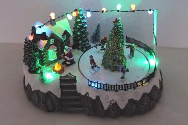 Spieluhr winterliche Szene