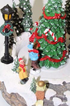 Spieluhr Weihnachtsdorf