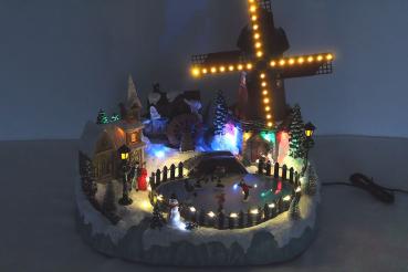 Spieluhr Weihnachtsdorf