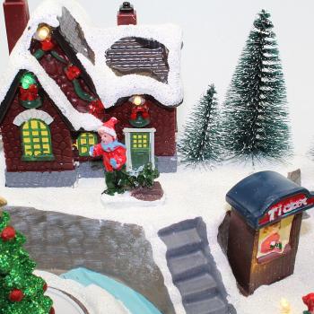 Spieluhr Weihnachtsdorf