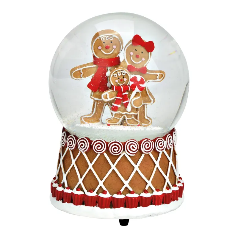 Schneekugel Lebkuchenfigur
