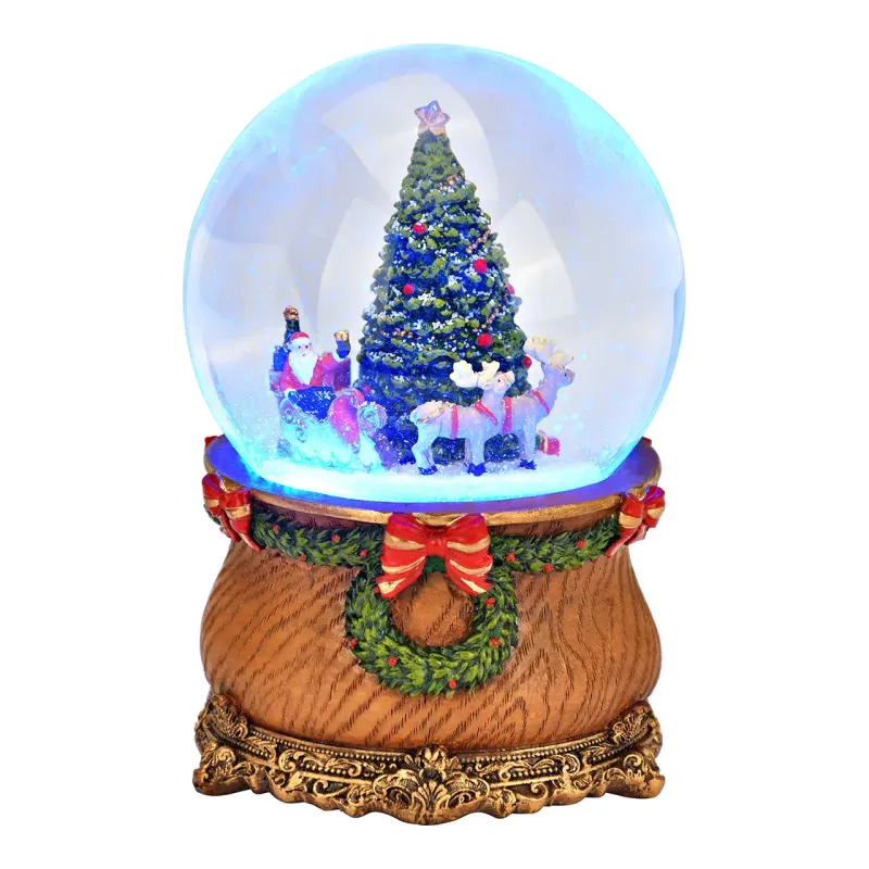 Schneekugel Tannenbaum