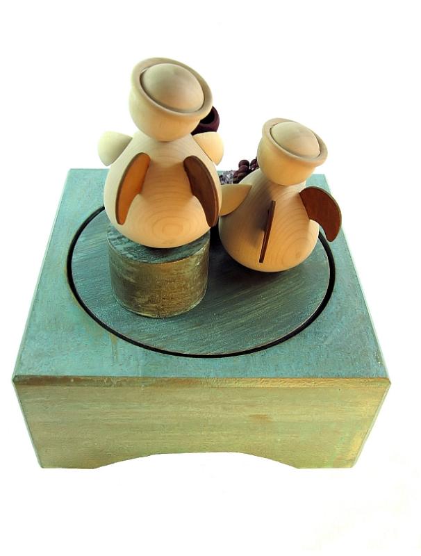 Spieldose Weinengel
