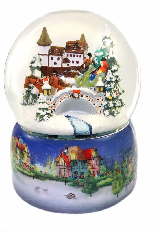 Schneekugel Kutsche