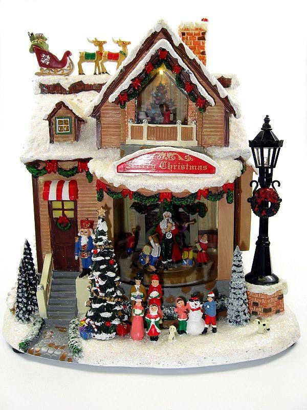 Spieluhr Santa´s Haus