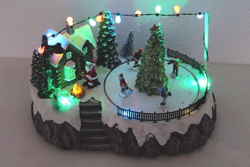 Spieluhr winterliche Szene