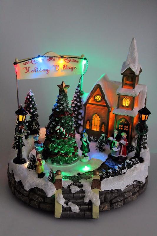 Spieluhr Weihnachtsdorf