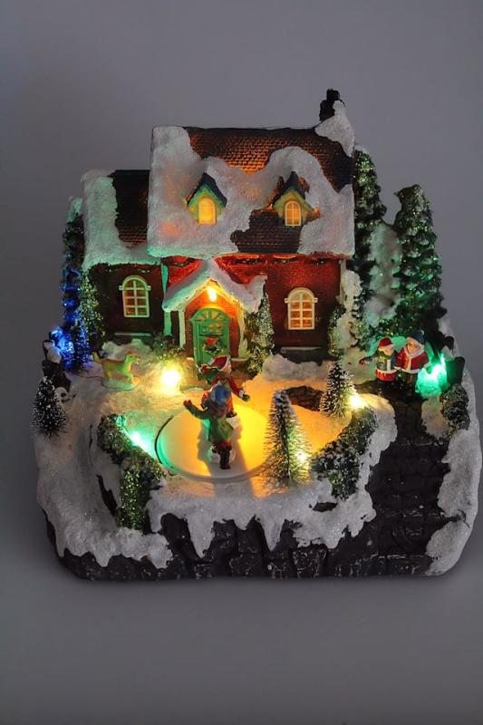 Spieluhr winterliche Szene