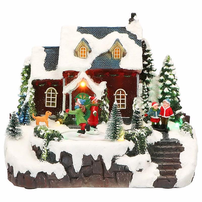 Spieluhr winterliche Szene