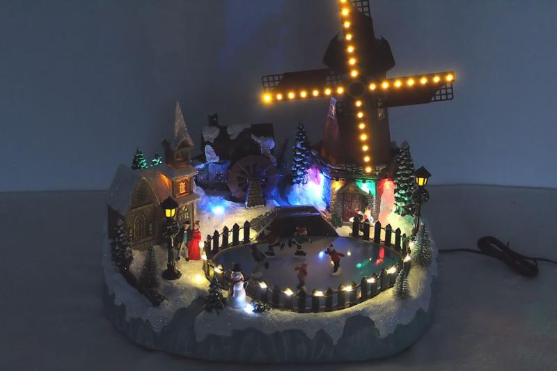 Spieluhr Weihnachtsdorf