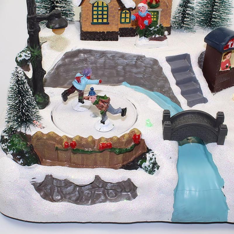 Spieluhr Weihnachtsdorf