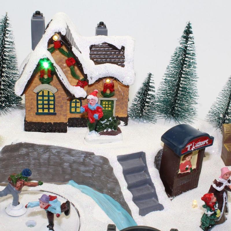 Spieluhr Weihnachtsdorf