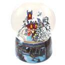 Schneekugel Kirchenszene